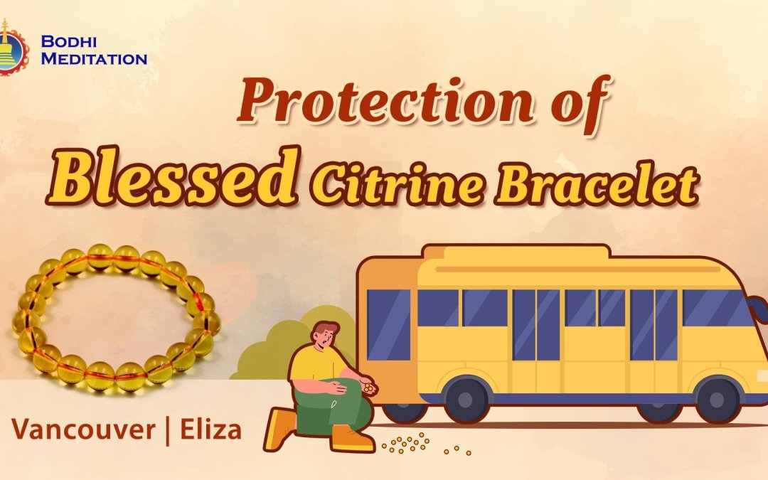 Protection of Blessed Citrine Bracelet